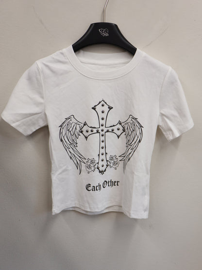 Graphic Print Tee A516