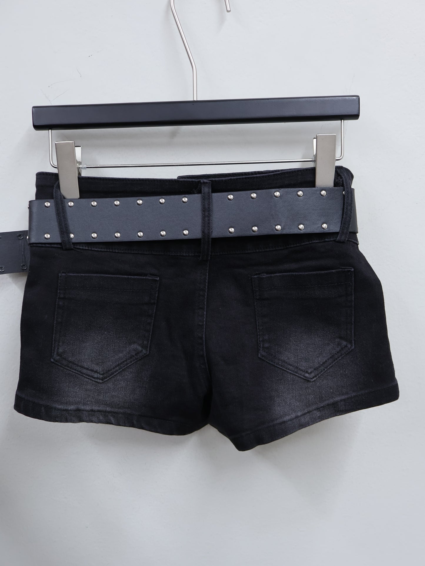 Stack Belt Mini Shorts A528