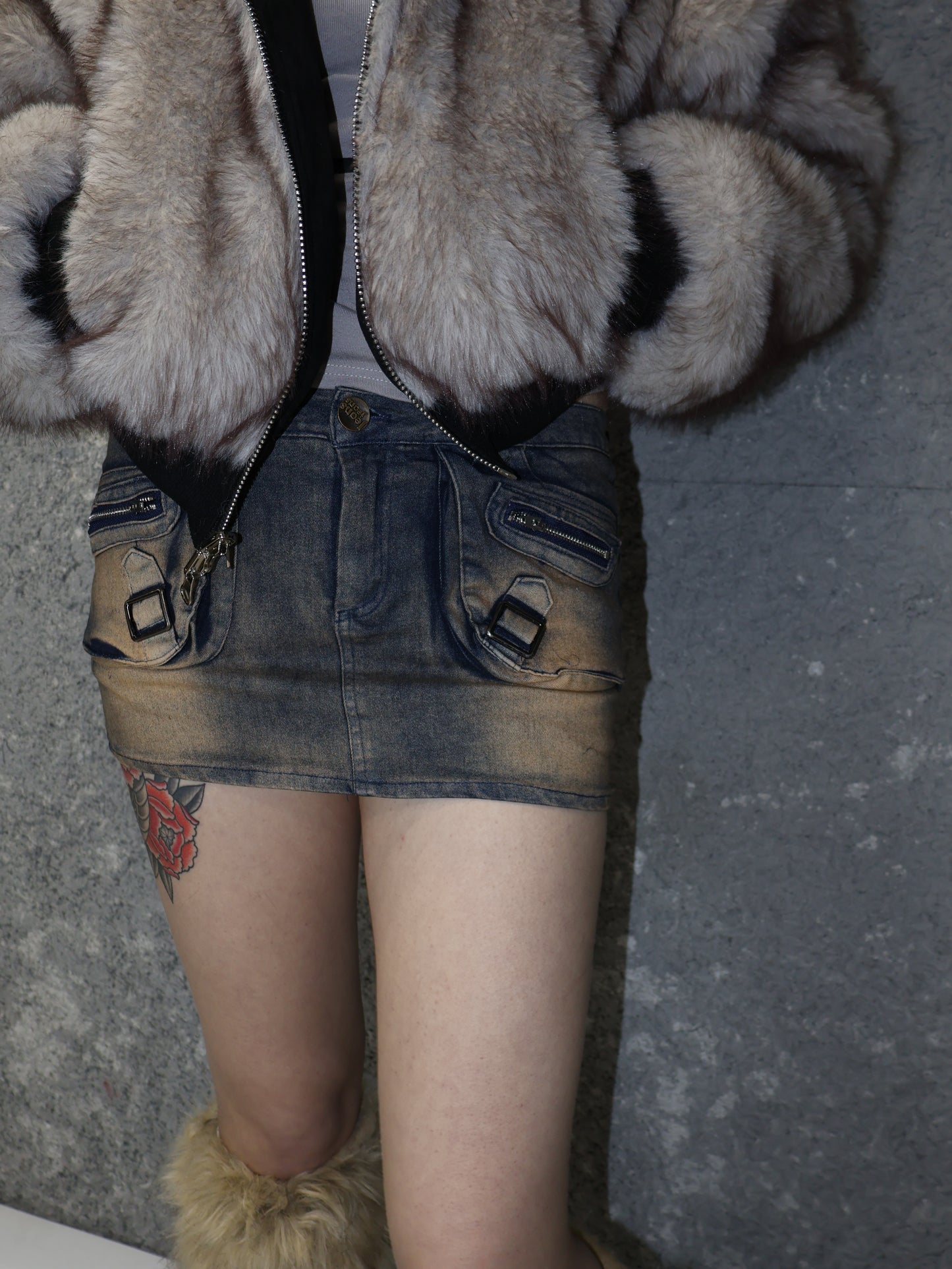 Rouge Mini Skirt A454