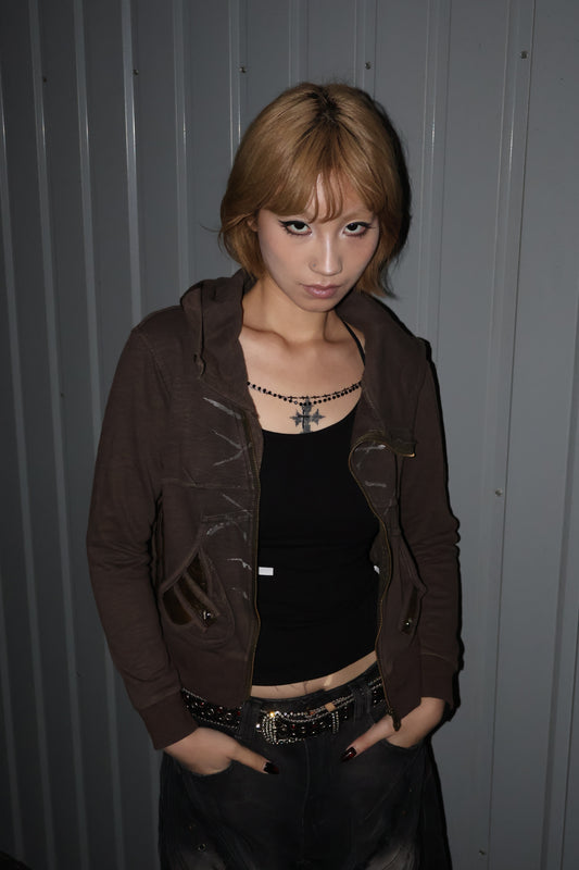 25-926 Slash Zip Hoodie A425