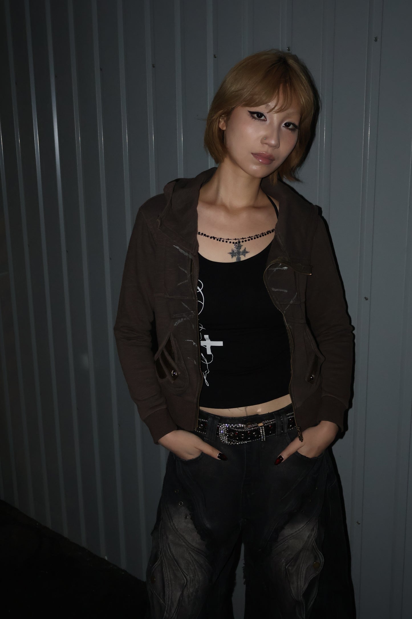 25-926 Slash Zip Hoodie A425