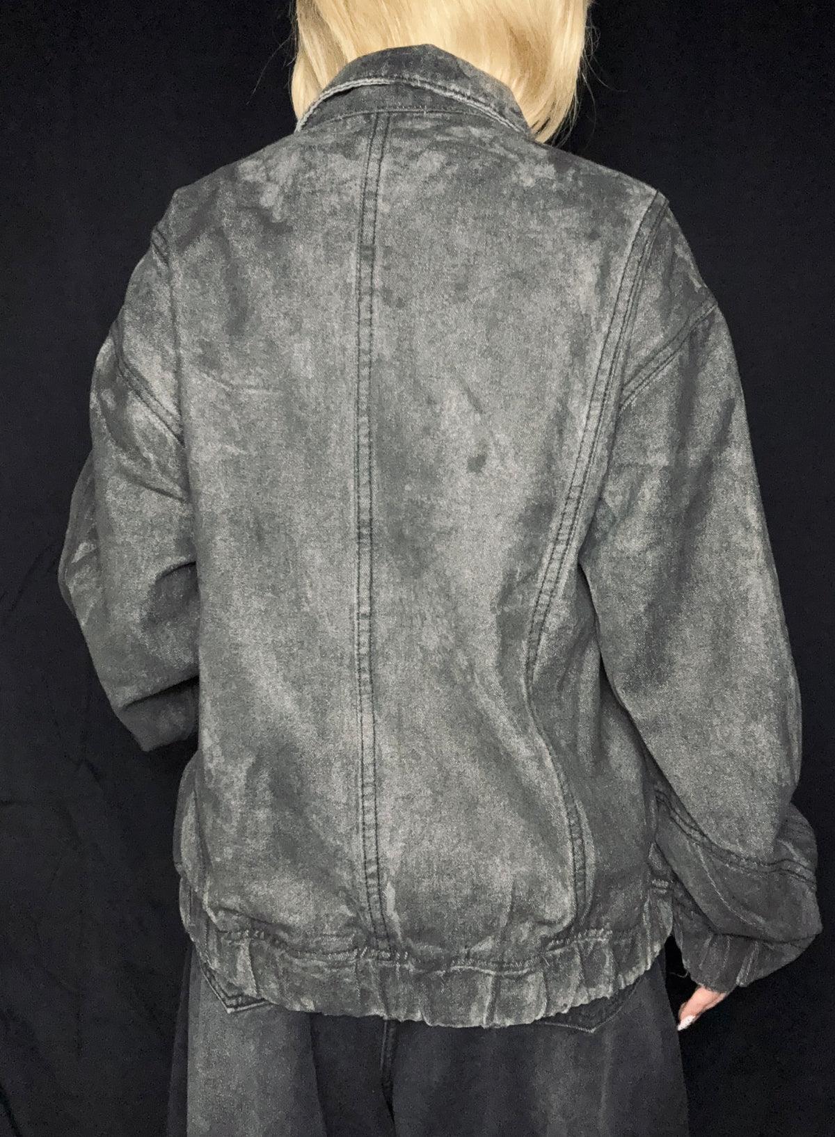 denim zip jacket A618
