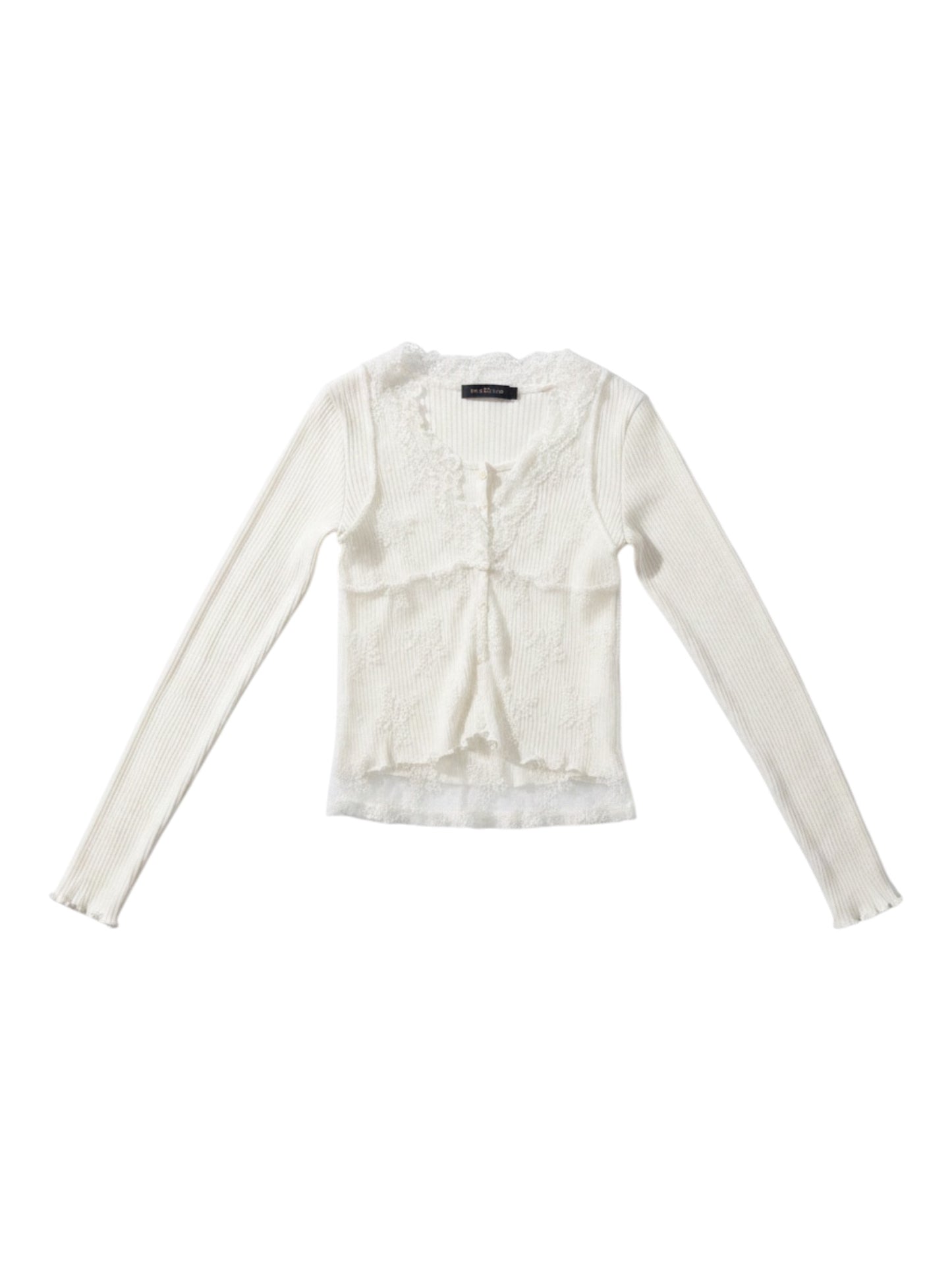 25-K22 layered lace L/S A606