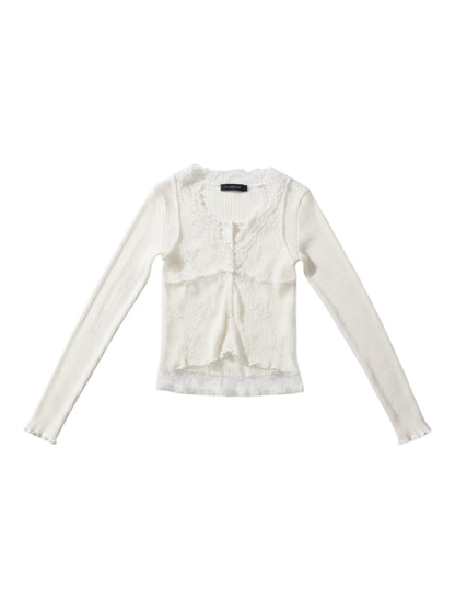 25-K22 layered lace L/S A606
