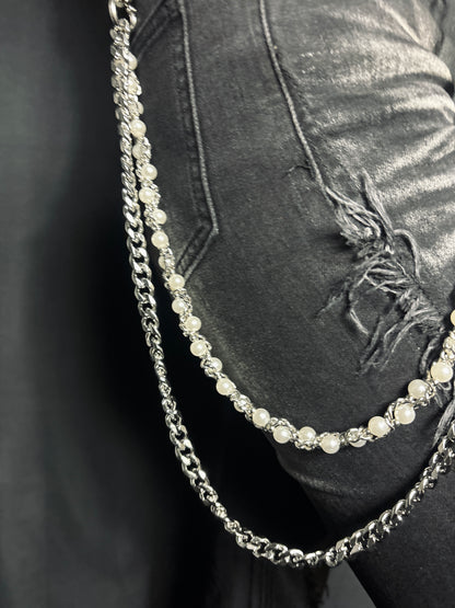 Pearl Cross Chain A695