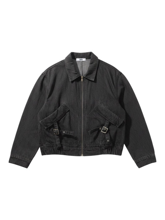 denim zip jacket A618