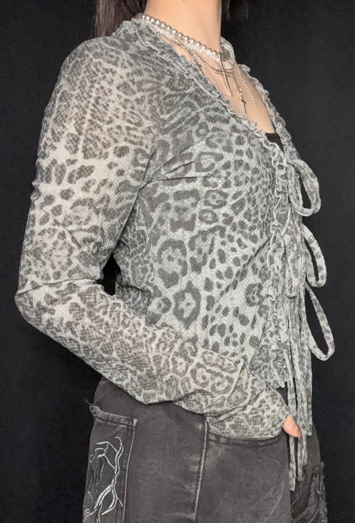 Wrap Tie Top A487