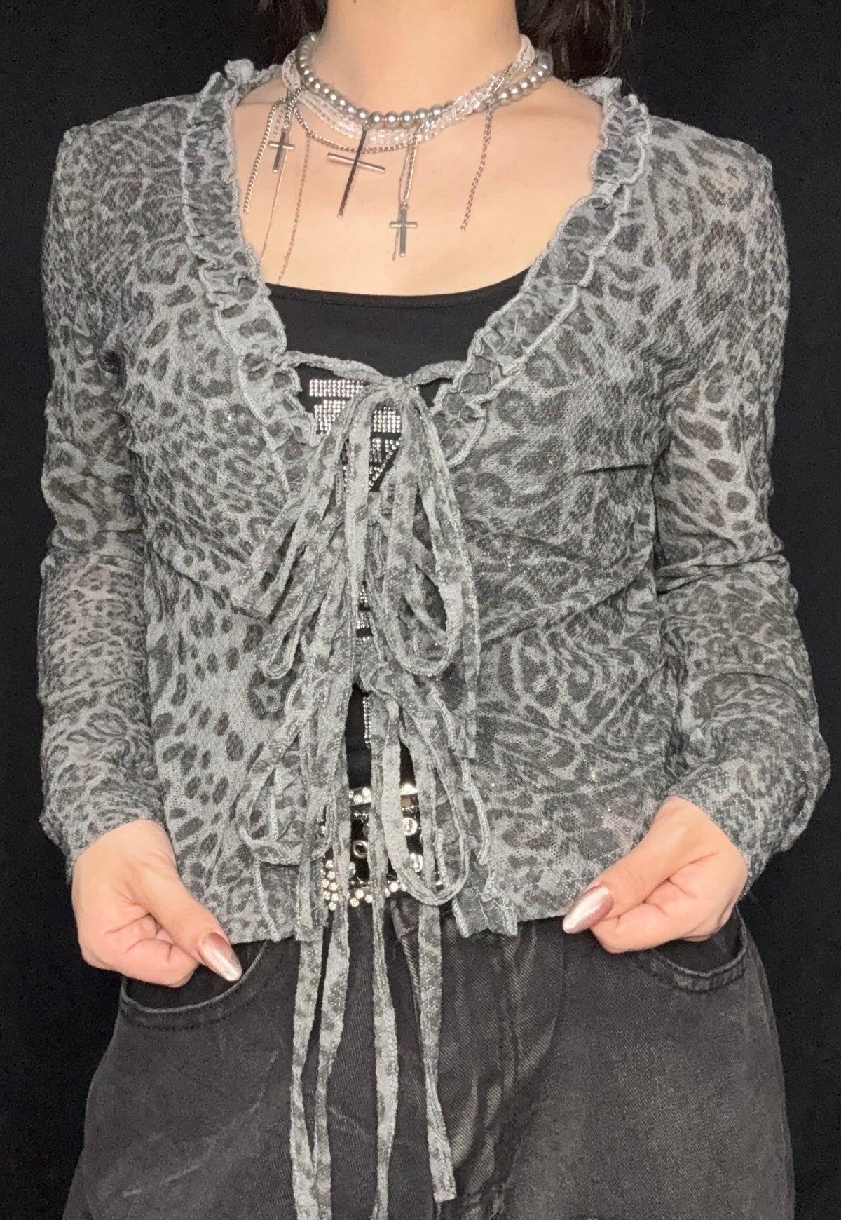 Wrap Tie Top A487