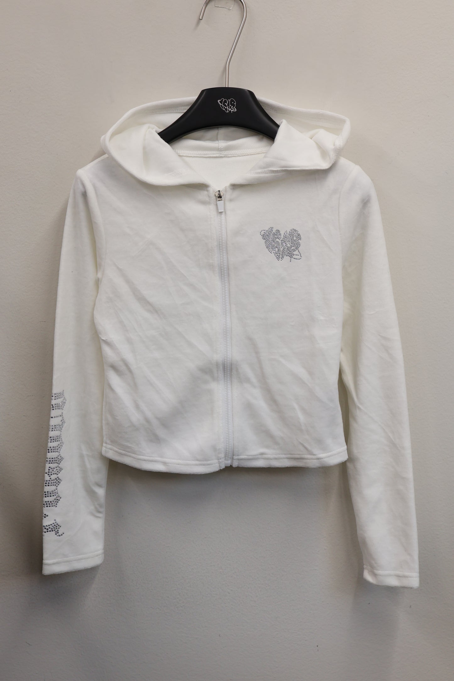 25-924 Velvet Cross Hoodie A428