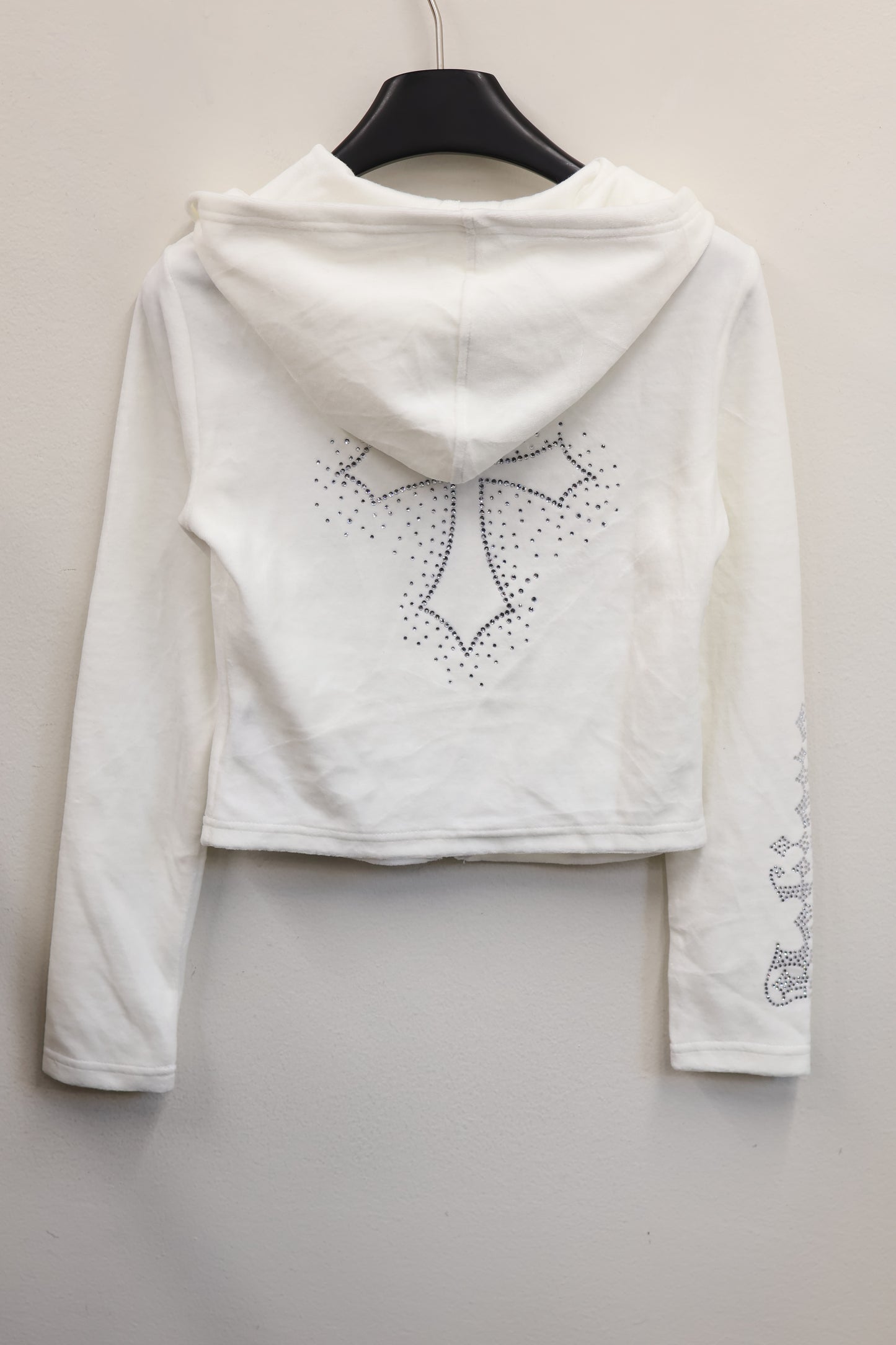 25-924 Velvet Cross Hoodie A428