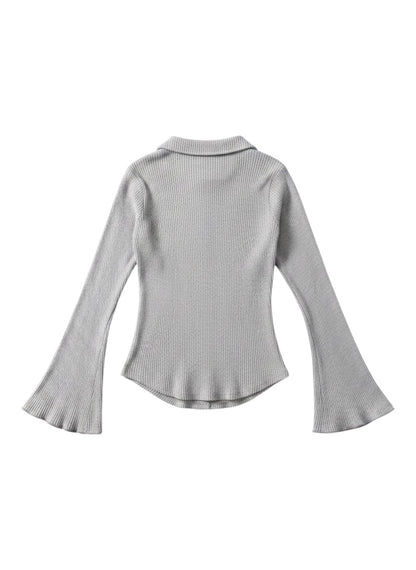 rose knit tops A637