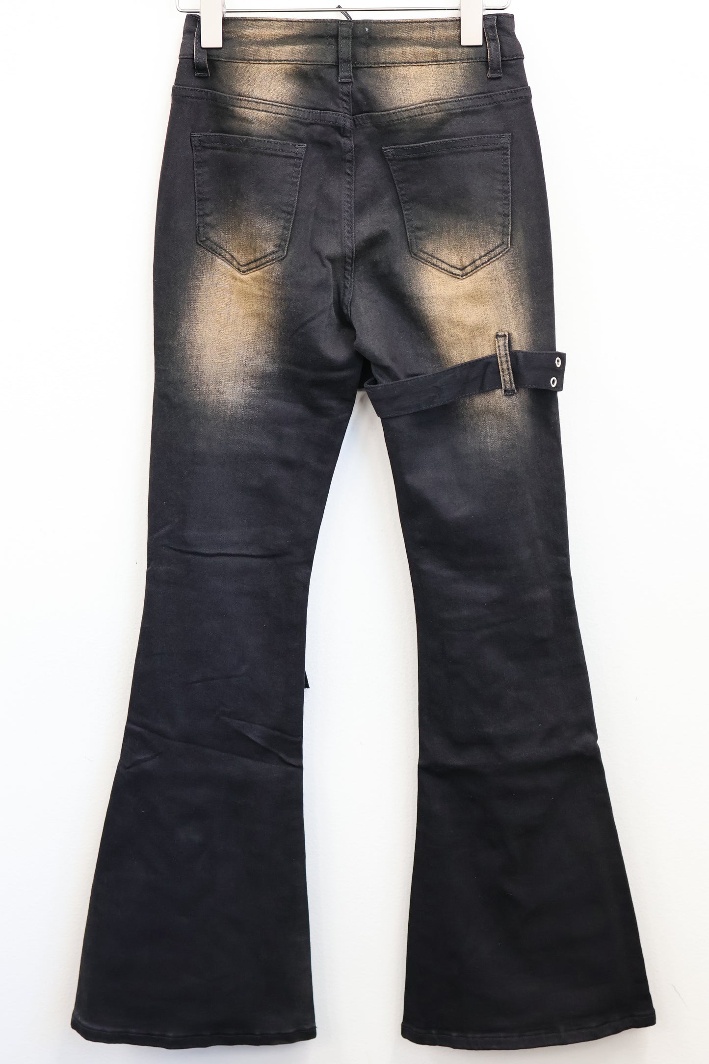 Step flare cargo denim A264