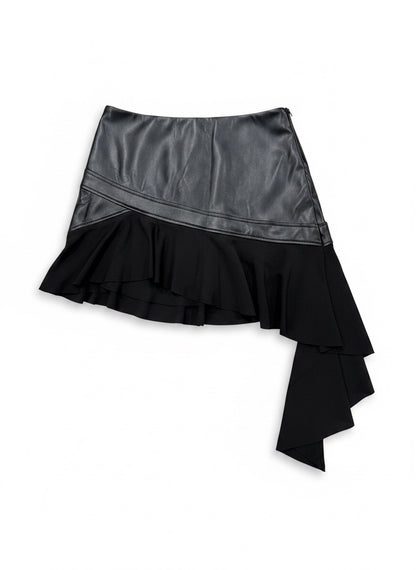 asymmetry mini skirt A664　