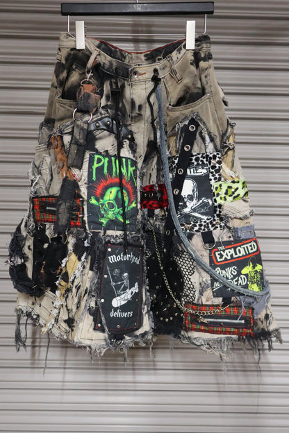 RE: Ash Washed Patch Denim RA696