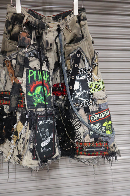 RE: Ash Washed Patch Denim RA696