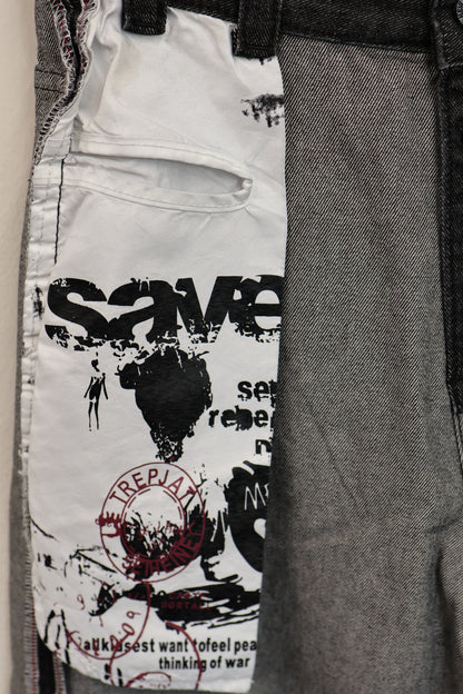 Graffiti Patch Pants A271
