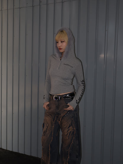 Fur Zip L/S A468