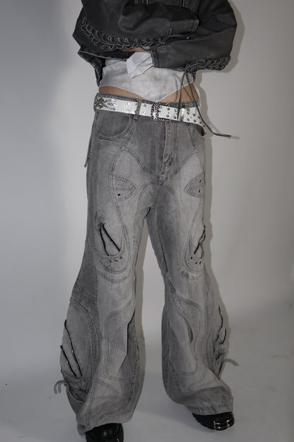 Steel Wide Pants A332