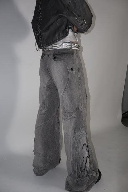 Steel Wide Pants A332
