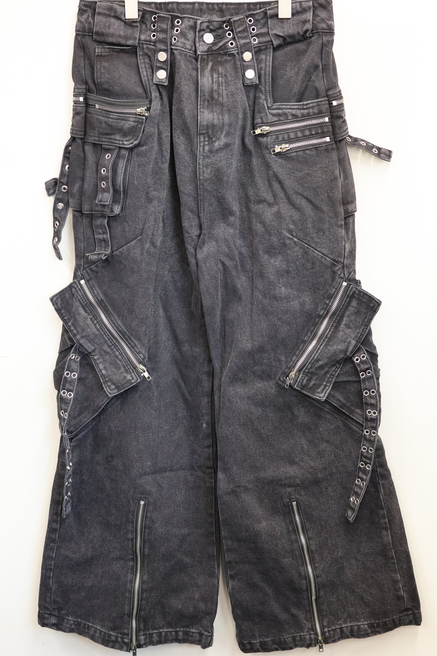 zip pocket cargo denim A3