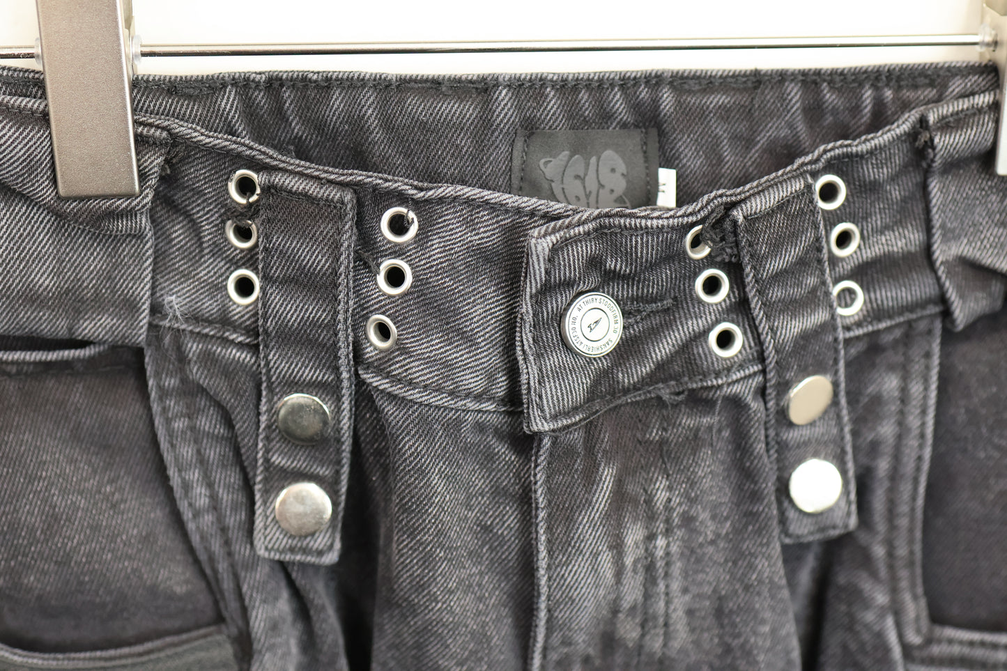 zip pocket cargo denim A3