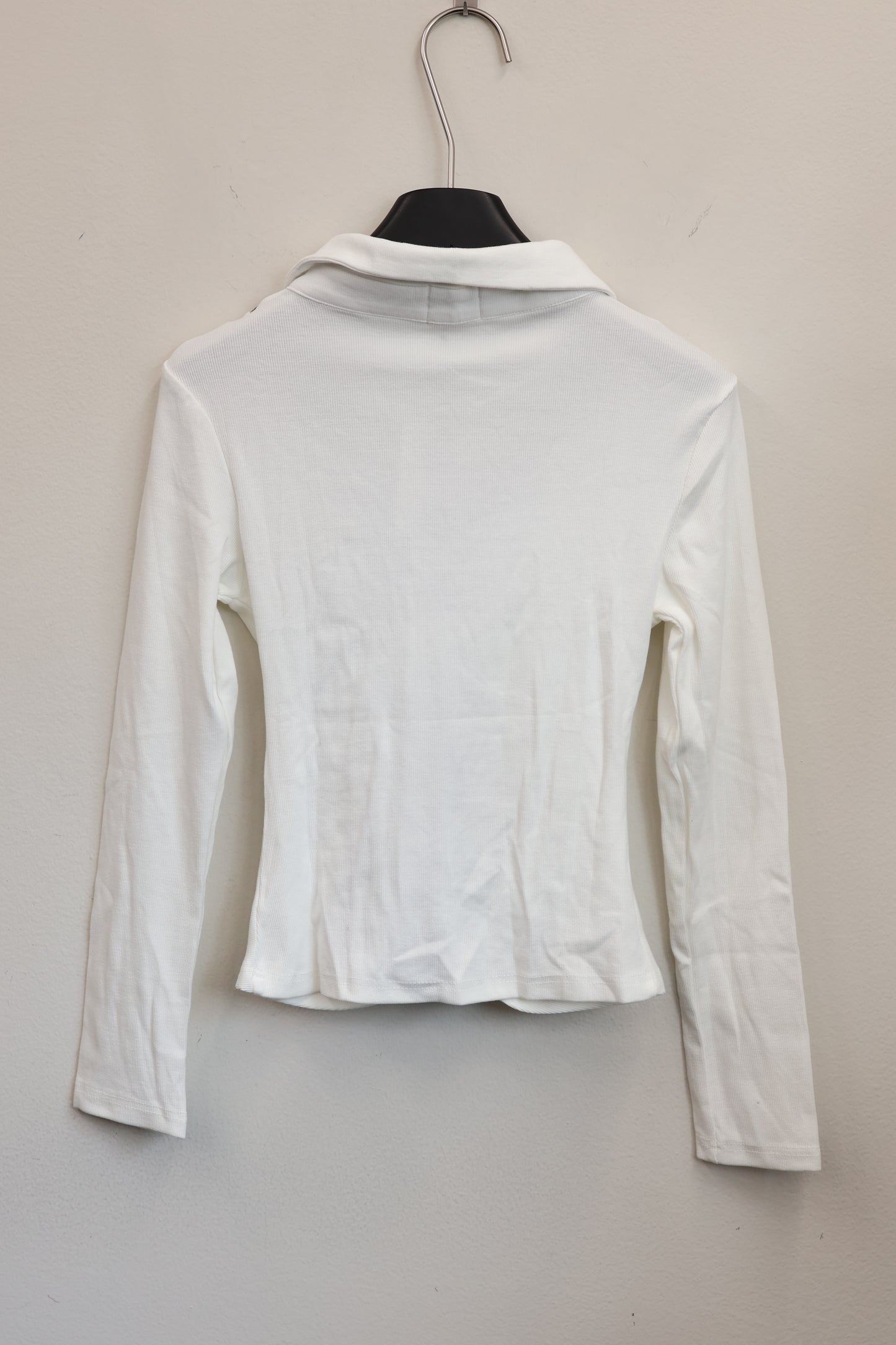 Check Ribbon Gather Shirt A291