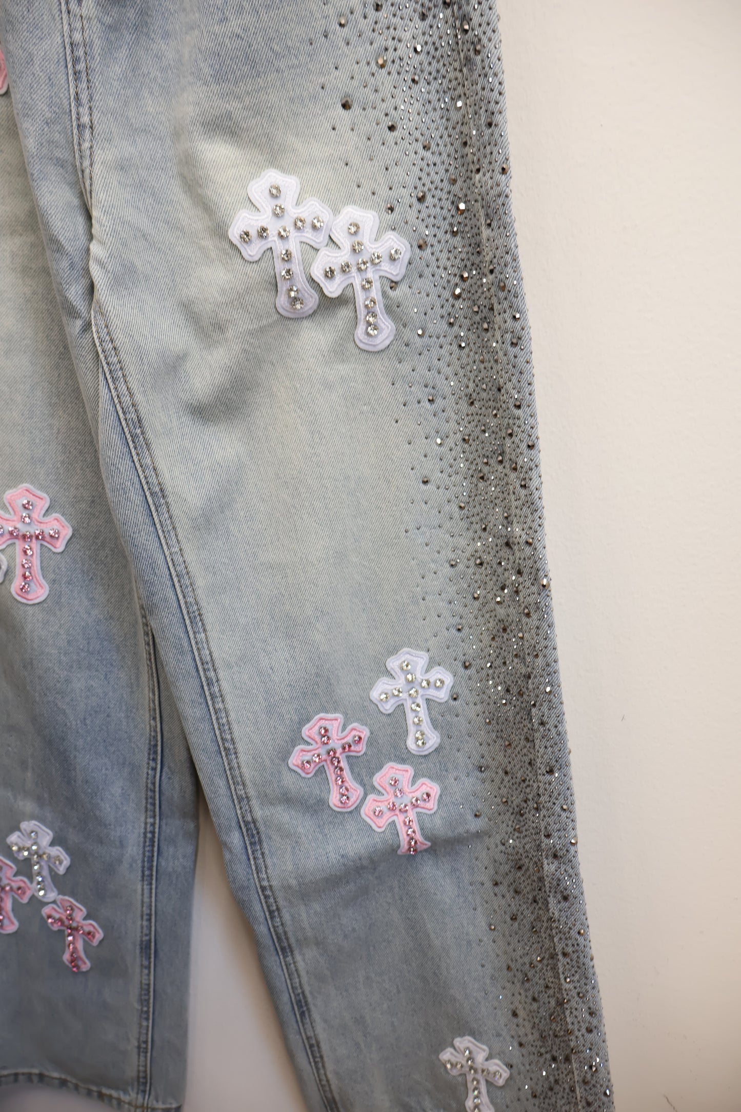 Petal Denim Pants A499