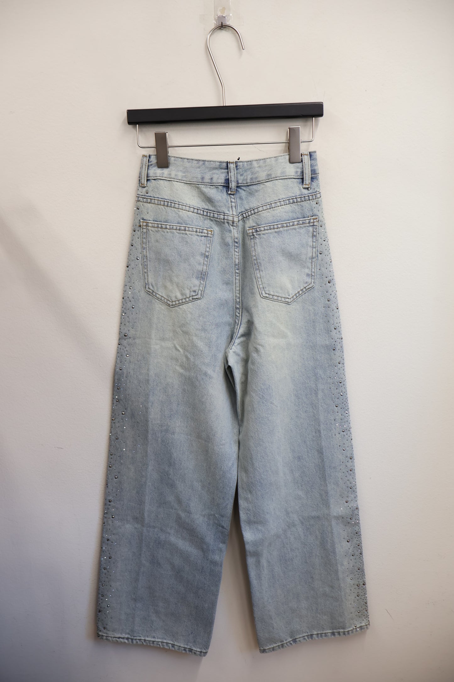 Petal Denim Pants A499