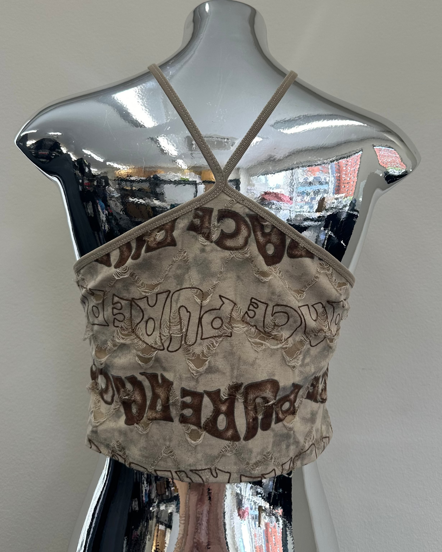 pattern tube top A106　