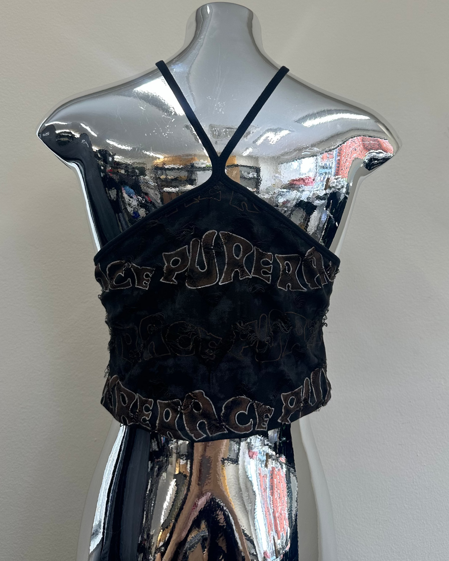 pattern tube top A106　