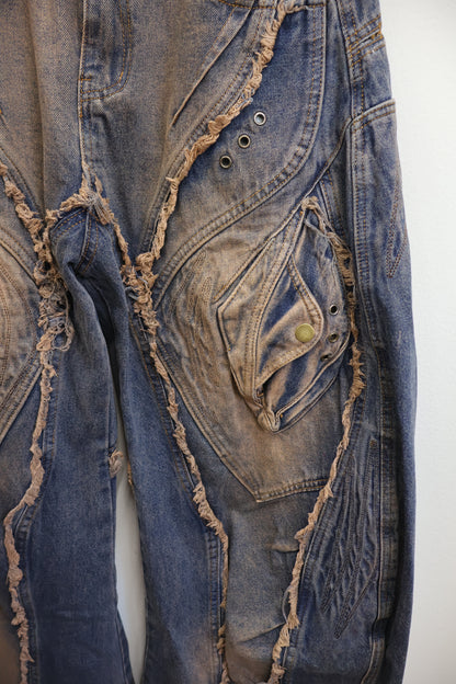 Ruin Cargo denim A415