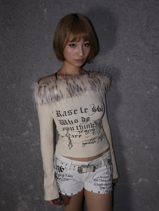 25-906 Dark Script L/S A437