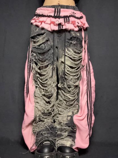 1618 remake skirt denim_RA1074