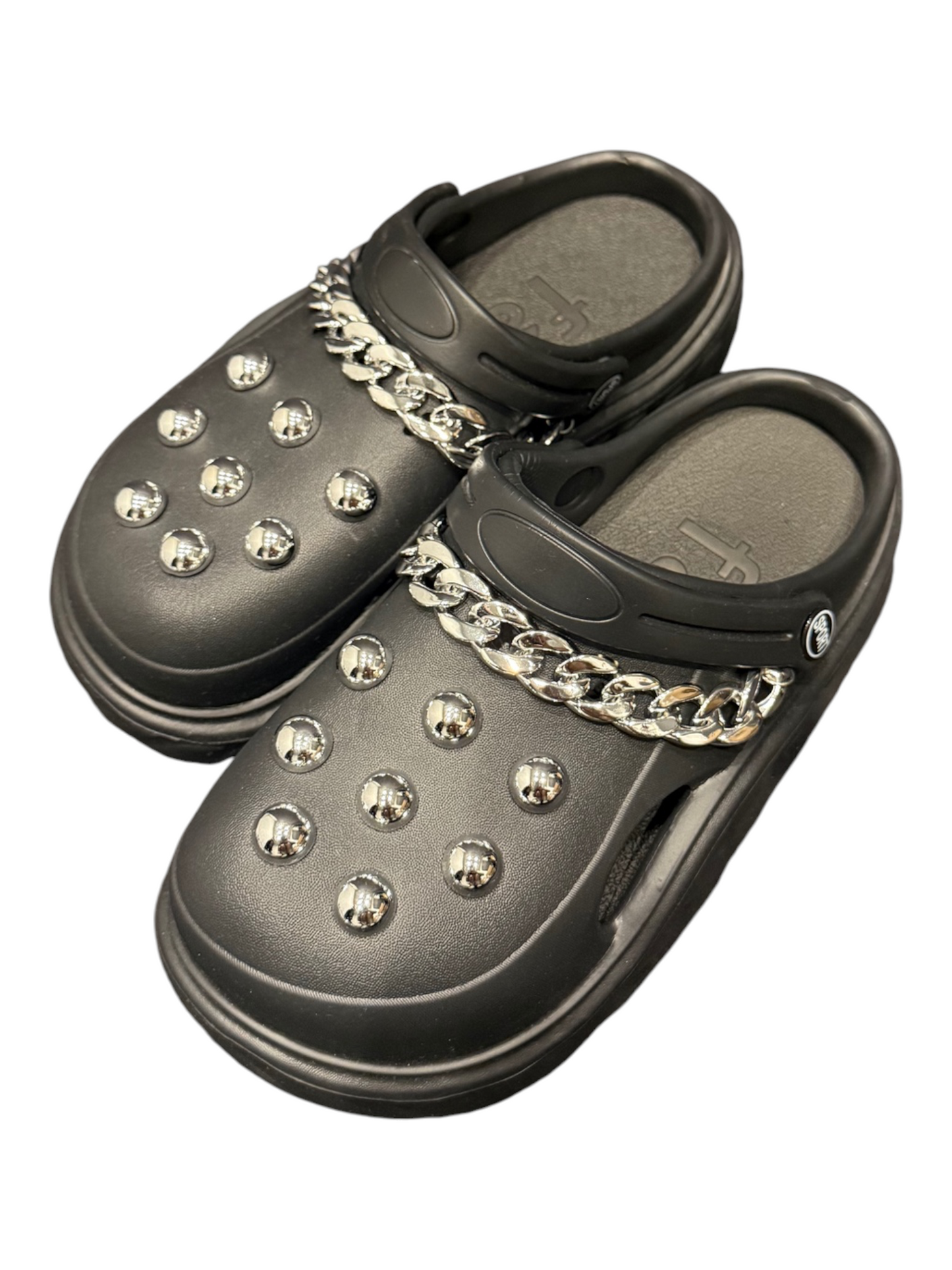 Stud Chain Clogs A680