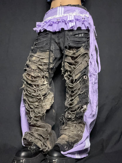 1618 remake skirt denim_RA1073