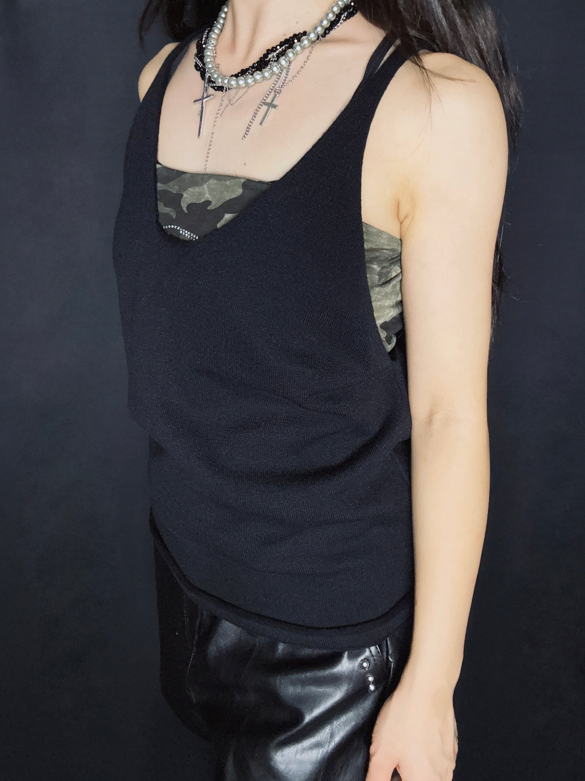 knit tank   A585
