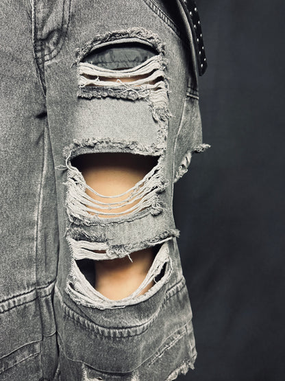 Fray Cargo Denim shorts A507