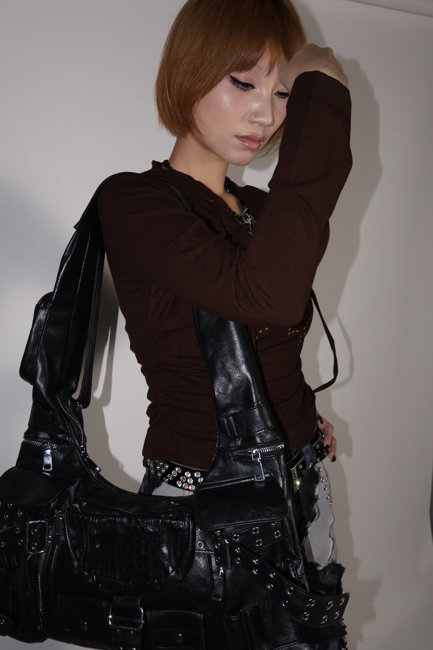 25-909 Stud Butterfly Hoodie A336