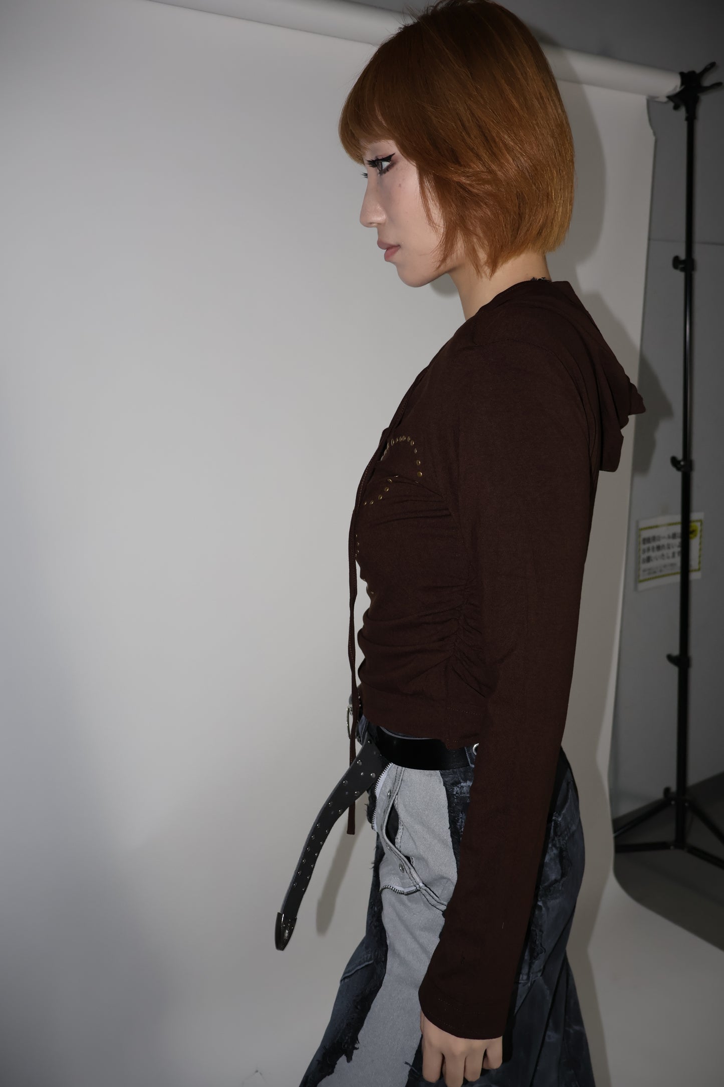 25-909 Stud Butterfly Hoodie A336