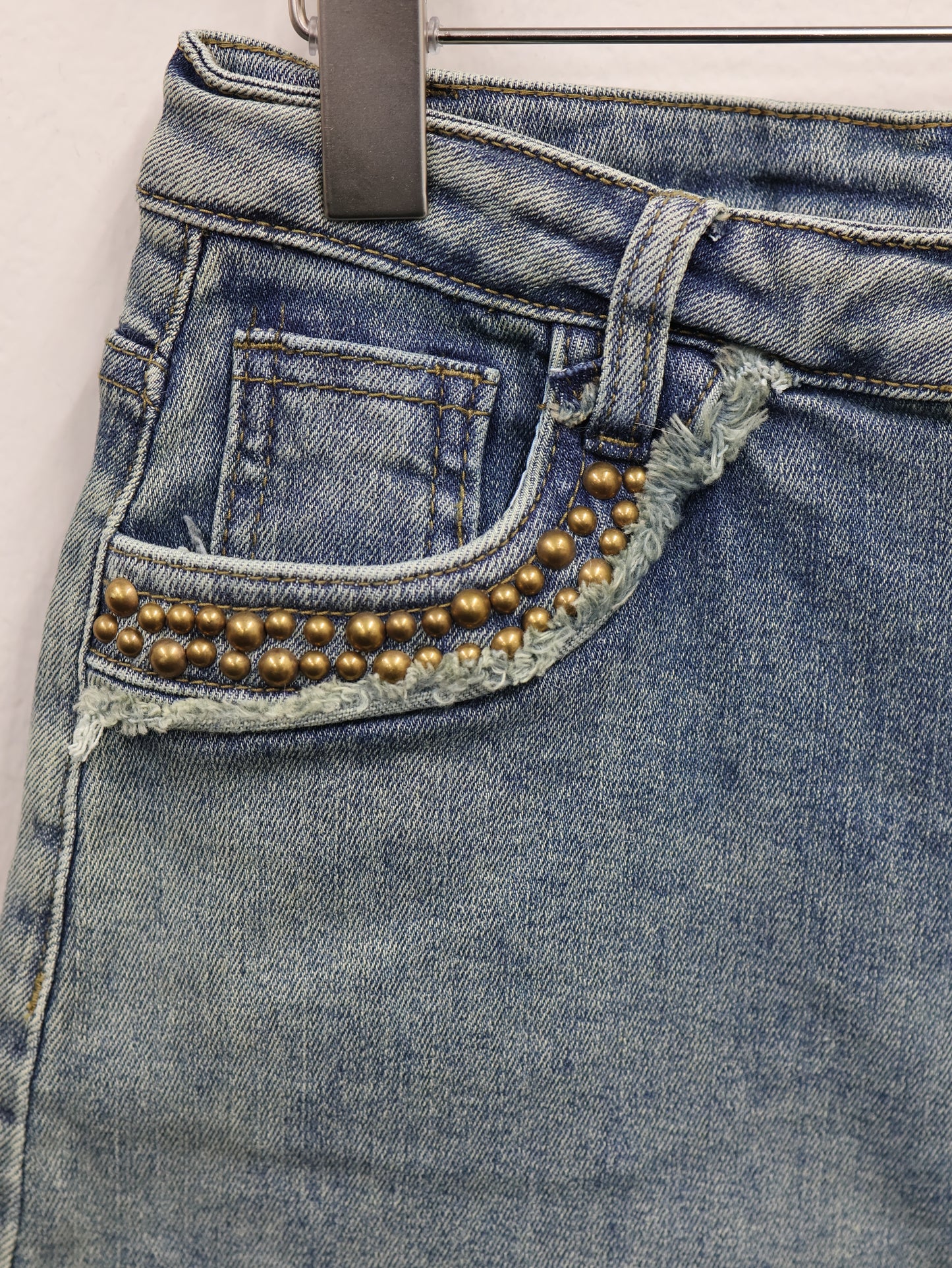 Wild Edge Denim Skirt A447