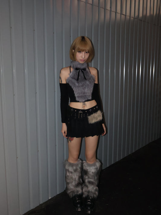 Sweet Trap Fur Top A438