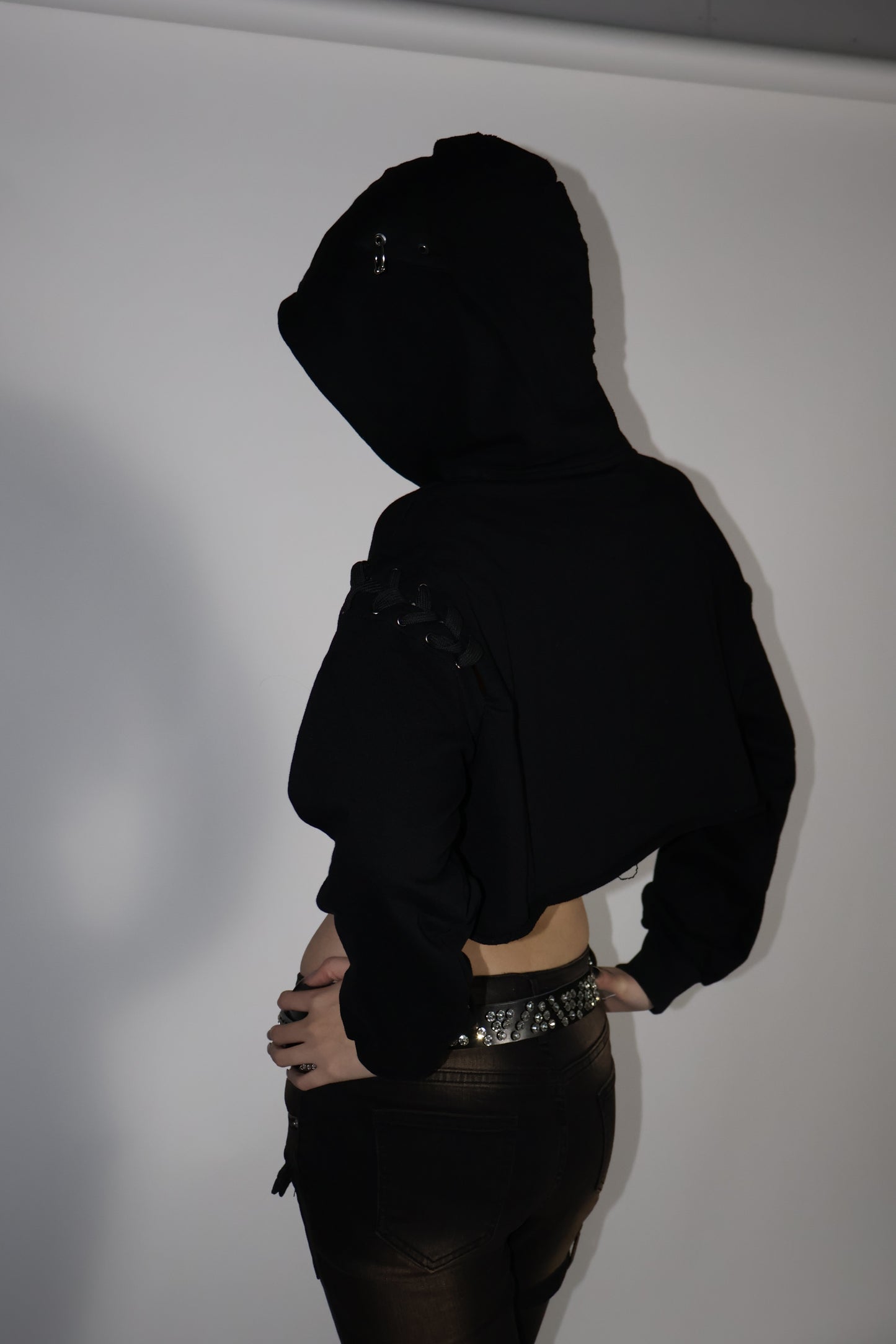 25-925 Rebel Crop Hoodie  A348