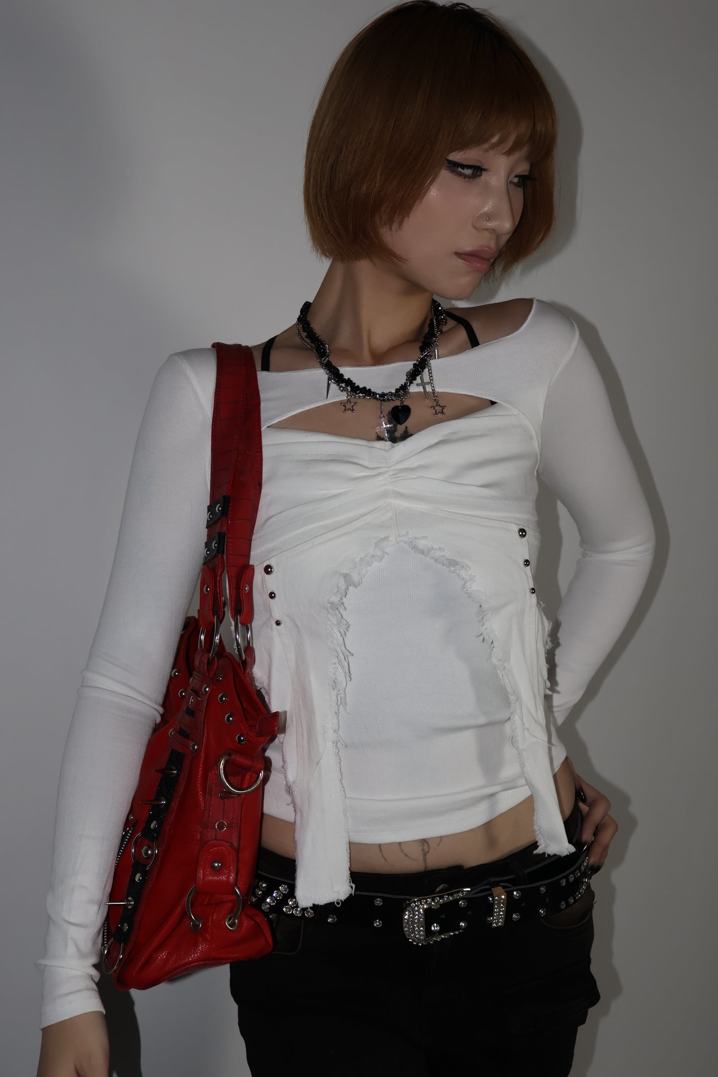 Cutout Twist Top A311