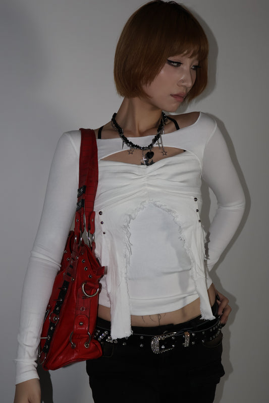 Cutout Twist Top A311