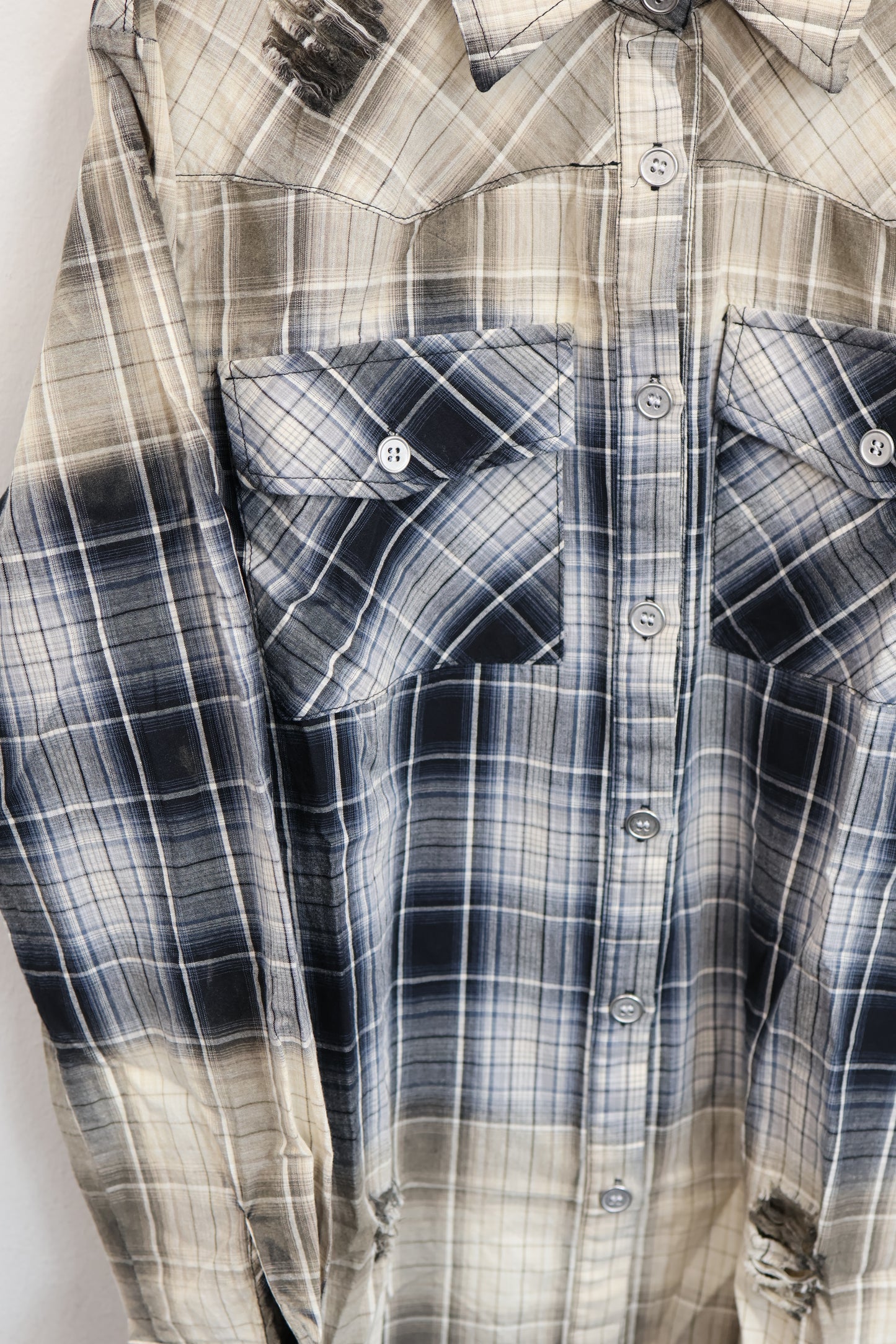 bicolor checkshirt A305