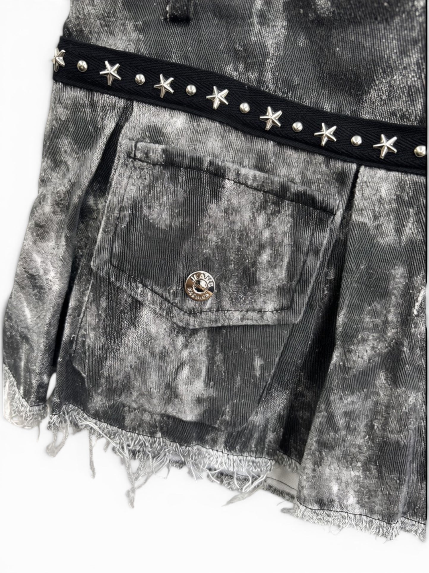 Stud Belt Mini Skirt A502