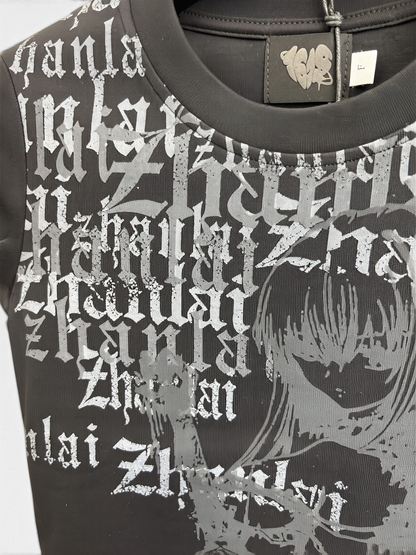 TextGirl Graphic Tee  A557