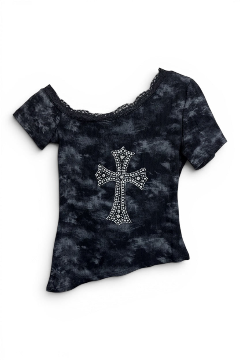 Stud Cross Asym Top  A558