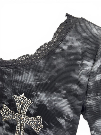 Stud Cross Asym Top  A558