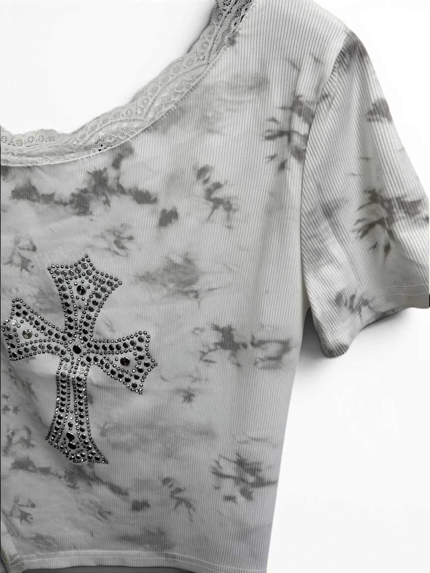 Stud Cross Asym Top  A558